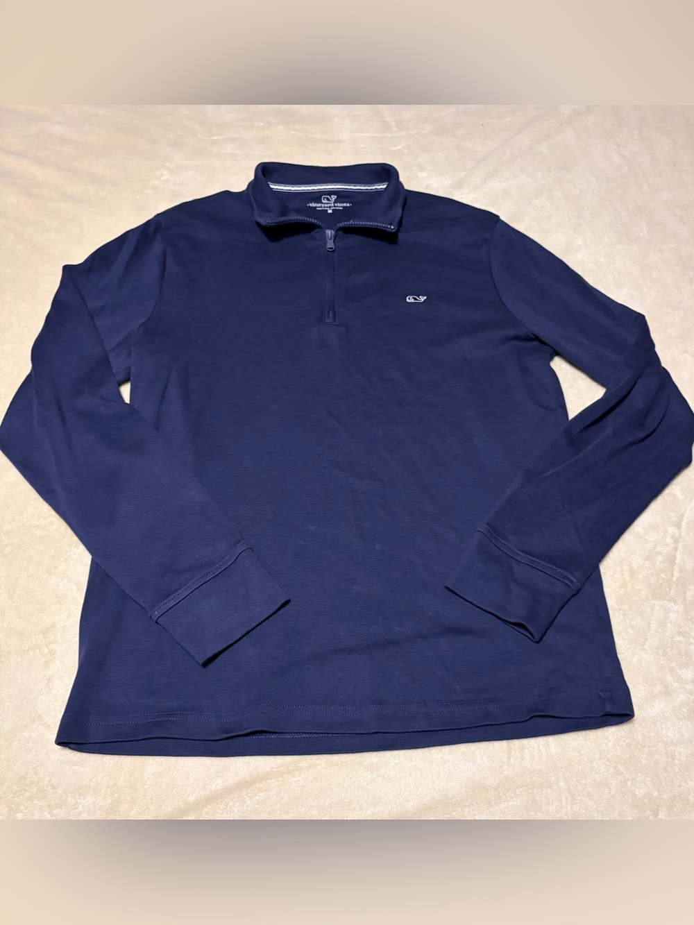 Vineyard Vines Navy Men’s Quarter-Zip Shirt Jacket